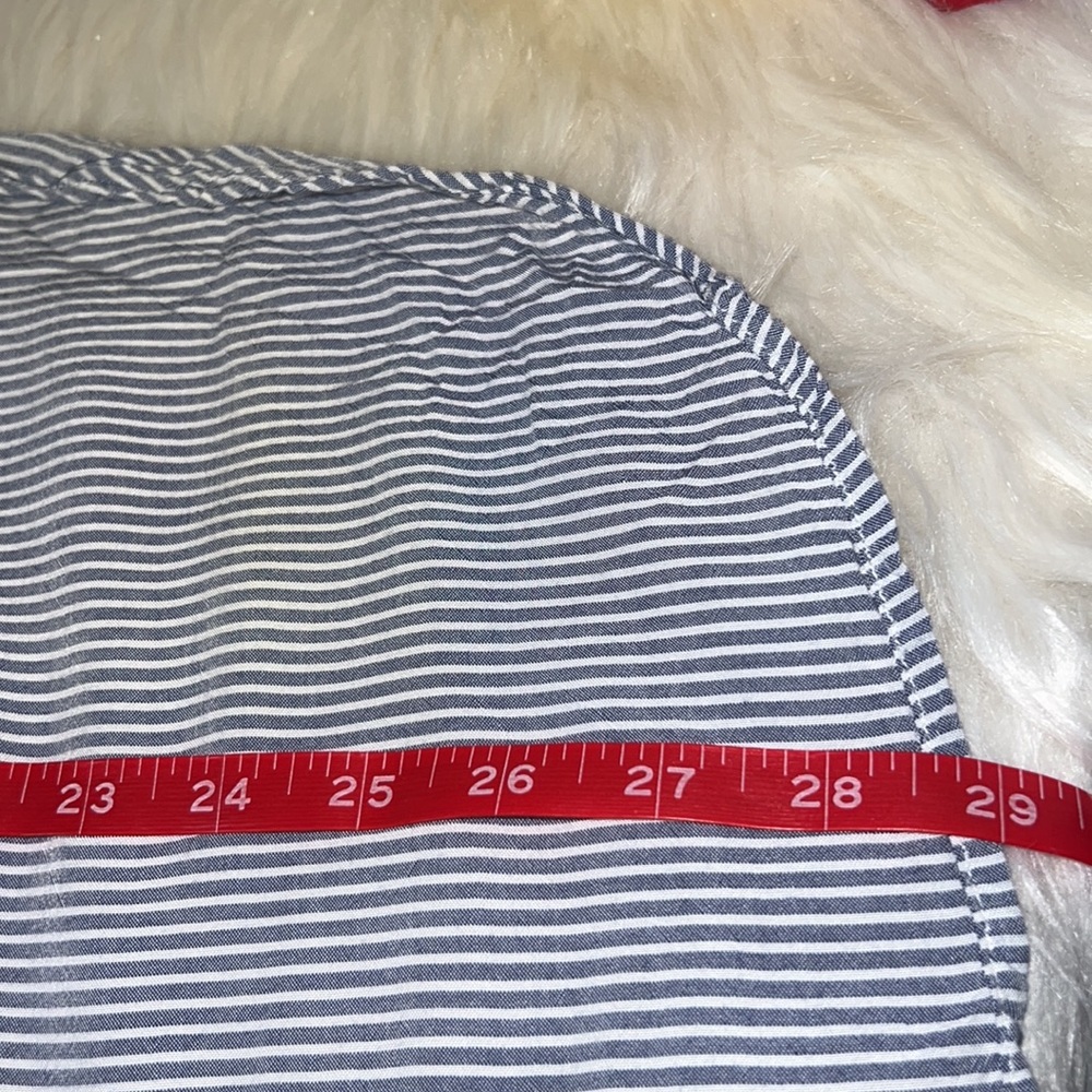 Bcbgeneration Striped Button Down Cross Over Shirt - image 7